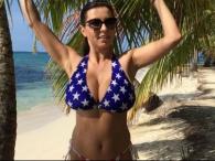 Ewa Sonnet promuje Amerykę w bikini